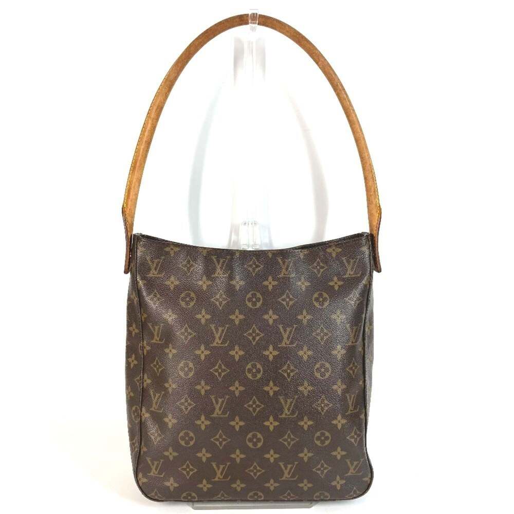 LOUIS VUITTON Authentic Brown Monogram Canvas Looping GM Shoulder Bag - Picture 2 of 16